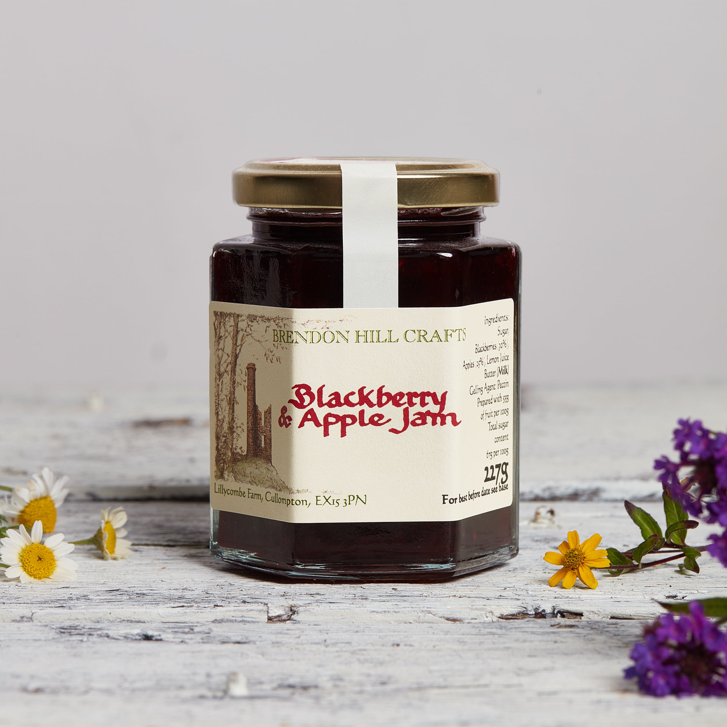 Brendon Hills Apple & Blackberry Jam 227g – Devon Heaven