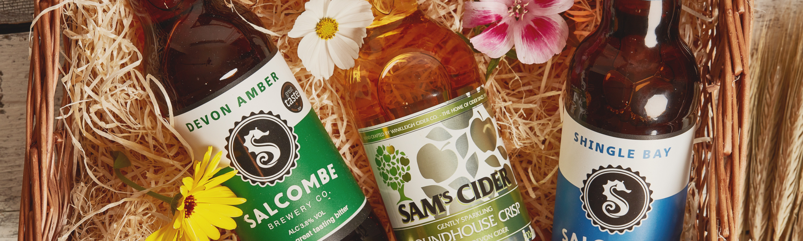 Ale & Cider in Hamper