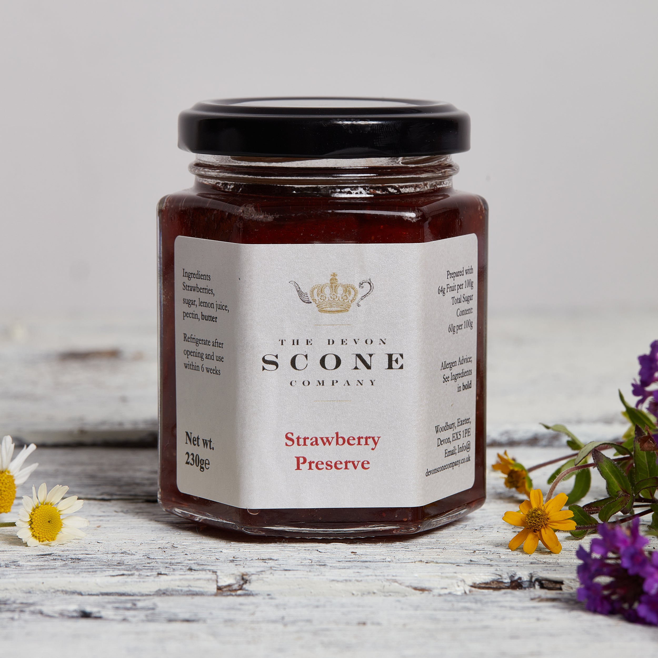 Devon Scone Company Strawberry Jam