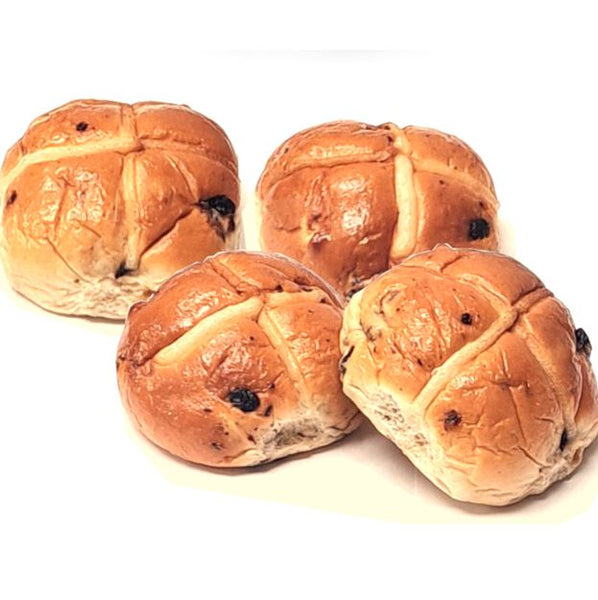 Hot Cross Buns 4 Pack