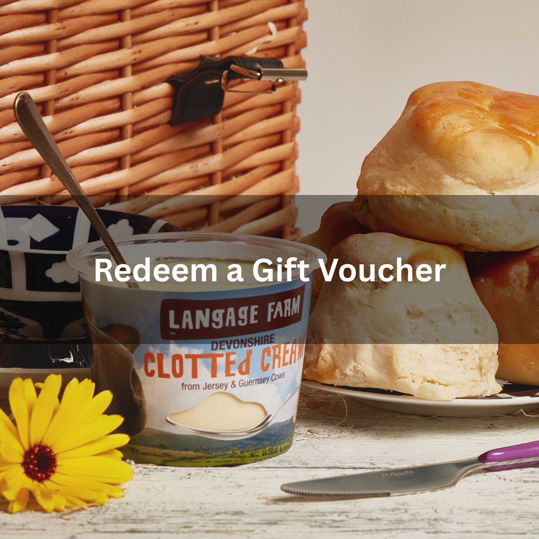 Cream with Redeem Voucher Overlay