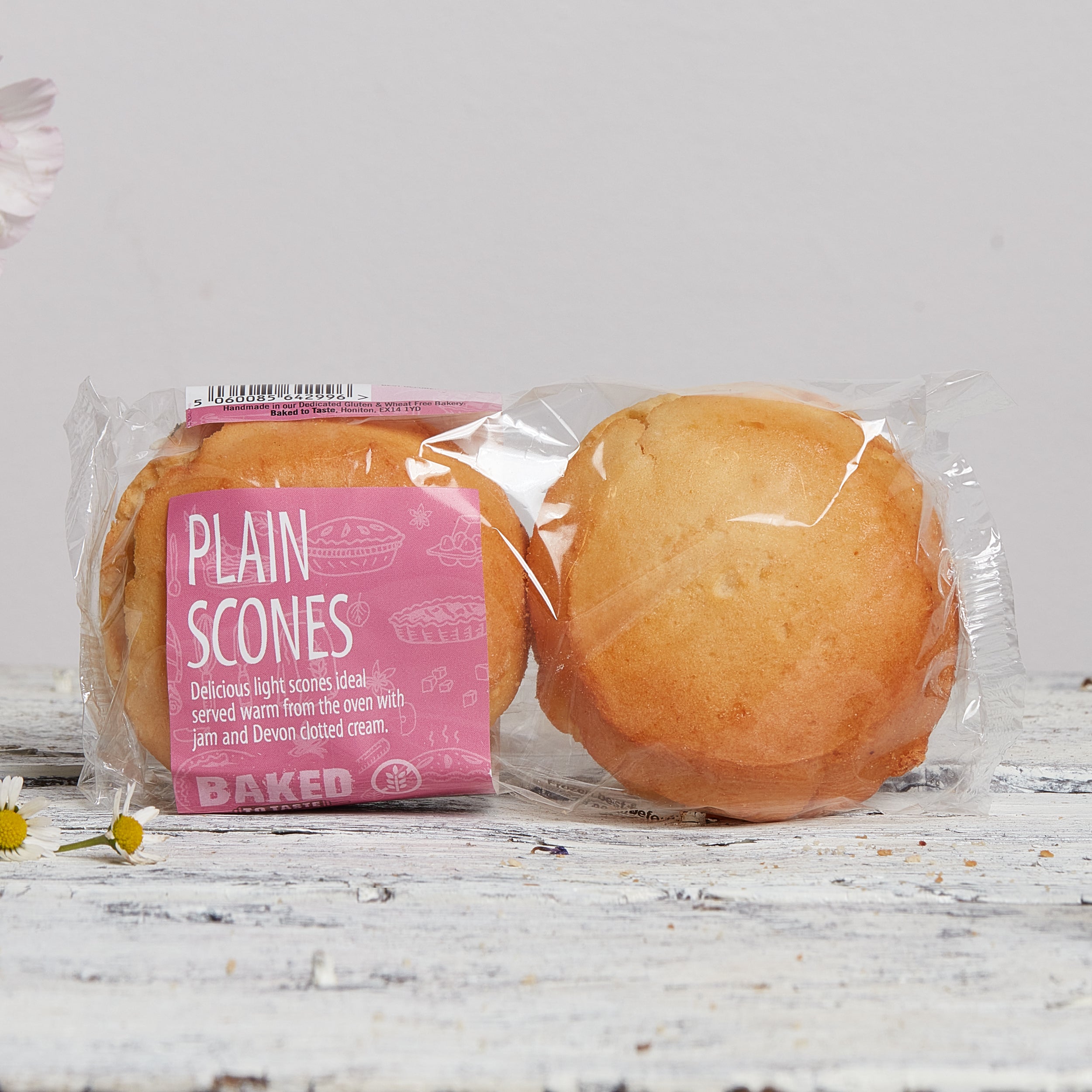 Gluten Free Plain Devon Scones - 4 Pack