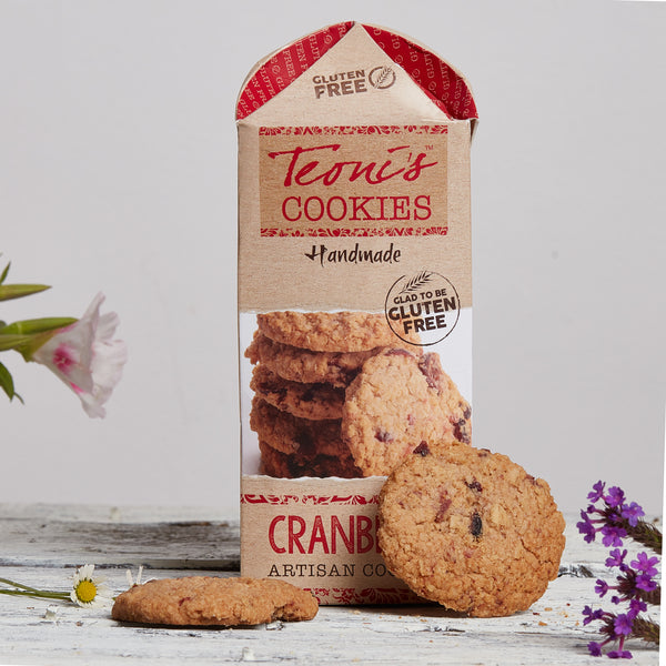 Gluten Free Cranberry Oat Crumble Biscuits