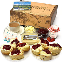 Fruit and Plain Scone Cream Tea Hamper By Post