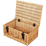 Large Lidded Wicker Hamper