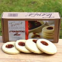 Teoni's Strawberry and Cream Shortbread